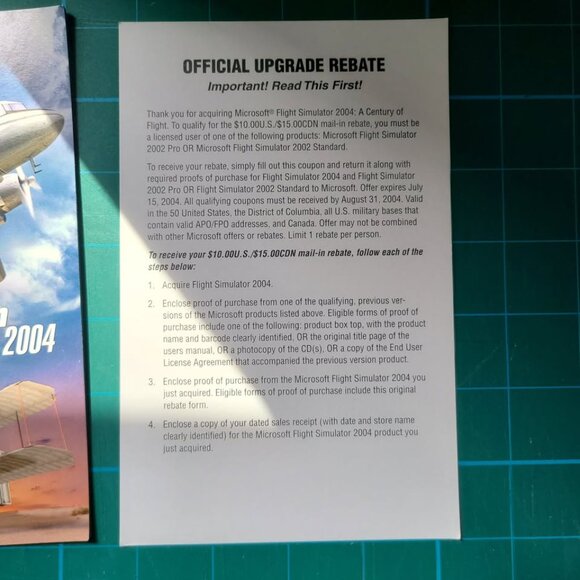 Microsoft FLIGHT SIMULATOR 2004 (PC / Windows) Complete | CIB w/ Tin Case - Picture 5 of 10